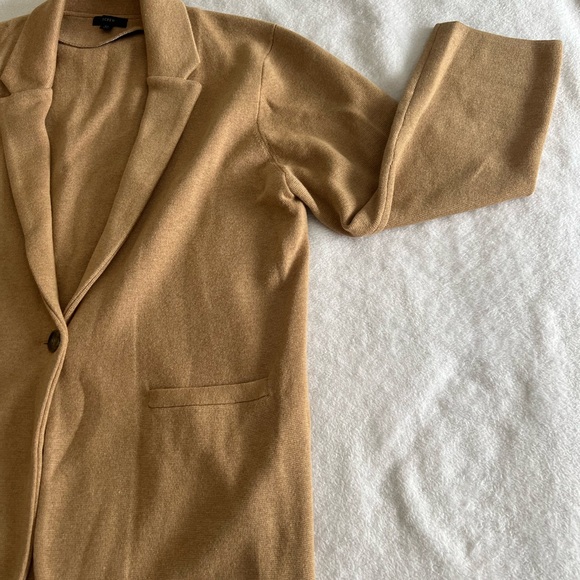 J. Crew $148 Cecile sweater blazer size XL heather khaki - Picture 5 of 13